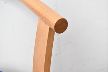 和製ヴィンテージ　秋田木工　剣持勇氏デザイン　No.80　ブナ材のラウンジチェア2脚セット　現行定価(2脚合計)約26万円　(R-087333)