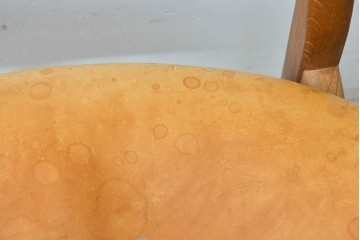 デンマークヴィンテージ　CARL HANSEN & SON(カール・ハンセン&サン)　Hans J. Wegner(ハンス・J・ウェグナー)デザイン　オーク材×チーク材×本革　CH30チェア　(R-087335)