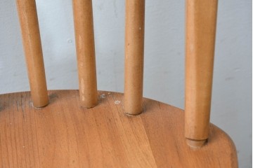 中古　アメリカ　ETHAN ALLEN(イーセンアーレン)　ホイールバックウィンザーチェア2脚セット　(R-087336)