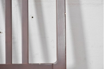 中古　カリモク家具(karimoku)　すっきりとした縦格子の背もたれが上品なダイニングチェア4脚セット　定価(4脚合計)約20万円　(R-087339)