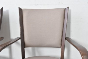 中古　カリモク家具(karimoku)　CT73シリーズ　曲木のアームが美しいアームチェア2脚セット　定価(2脚合計)約18万円　(R-087340)