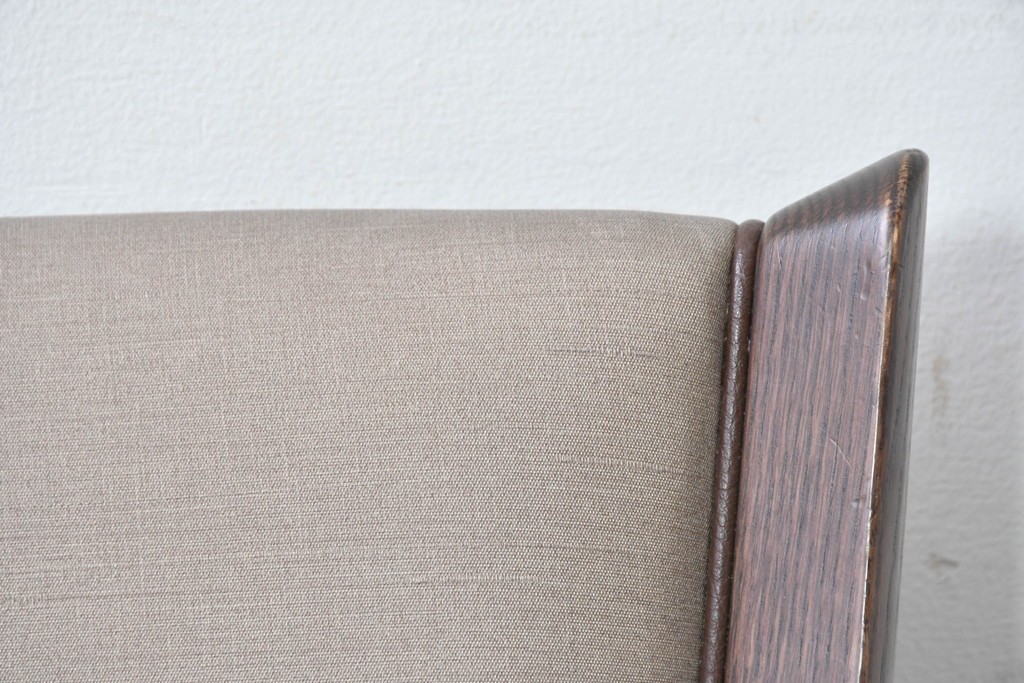 中古　カリモク家具(karimoku)　CT73シリーズ　曲木のアームが美しいアームチェア2脚セット　定価(2脚合計)約18万円　(R-087340)