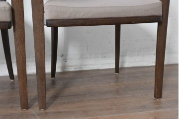 中古　カリモク家具(karimoku)　CT73シリーズ　曲木のアームが美しいアームチェア2脚セット　定価(2脚合計)約18万円　(R-087340)