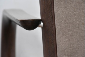 中古　カリモク家具(karimoku)　CT73シリーズ　曲木のアームが美しいアームチェア2脚セット　定価(2脚合計)約18万円　(R-087340)