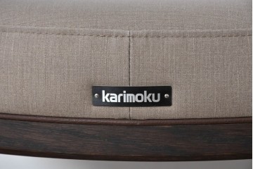 中古　カリモク家具(karimoku)　CT73シリーズ　曲木のアームが美しいアームチェア2脚セット　定価(2脚合計)約18万円　(R-087340)