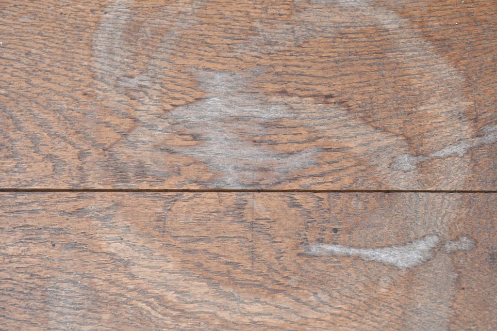 和製ヴィンテージ　楢(ナラ)材　コーヒーカップの透かし彫り入り　古いカフェのダイニングチェア3脚セット　(R-087342)