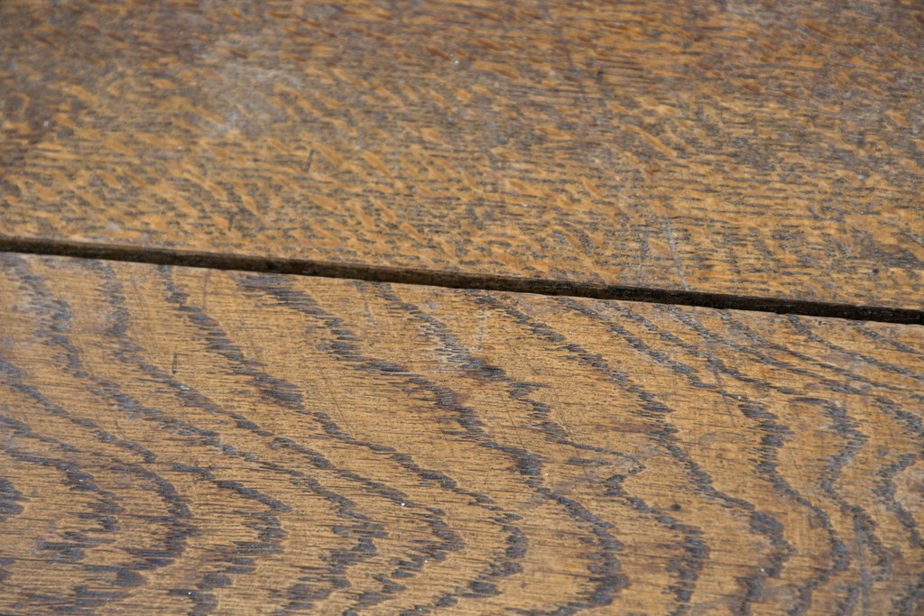 和製ヴィンテージ　楢(ナラ)材　コーヒーカップの透かし彫り入り　古いカフェのダイニングチェア3脚セット　(R-087342)