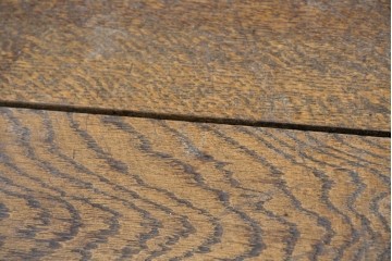 和製ヴィンテージ　楢(ナラ)材　コーヒーカップの透かし彫り入り　古いカフェのダイニングチェア3脚セット　(R-087342)