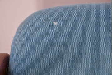 《張地の張り替え加工費込み》　スウェーデンヴィンテージ　希少モデル　Albin Johansson & Soner(アルビン・ヨハンソン&セーナー)　Storken(ストーケン)　背もたれのカーブが印象的なチーク材のダイニングチェア4脚セット　(R-087343)