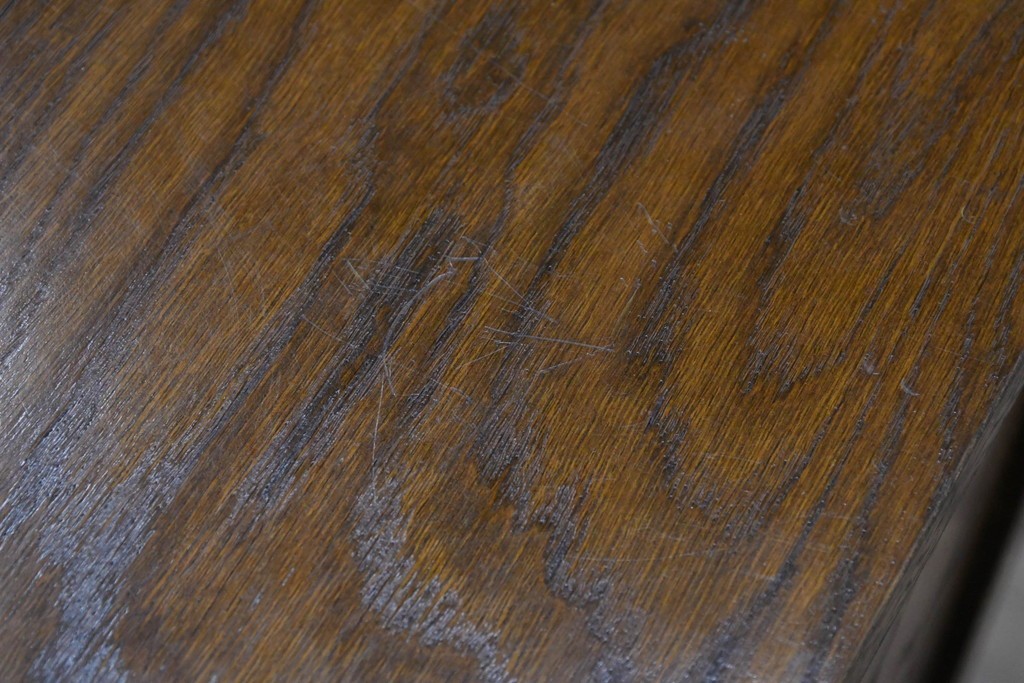 中古　美品　希少な廃番品!　菱形装飾と美しい木目が印象的なサイドキャビネット　(R-087348)