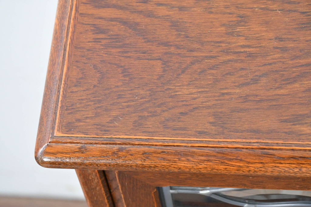 中古　美品　希少な廃番品!　ステンドグラスが目を引く5段チェスト　(R-087349)