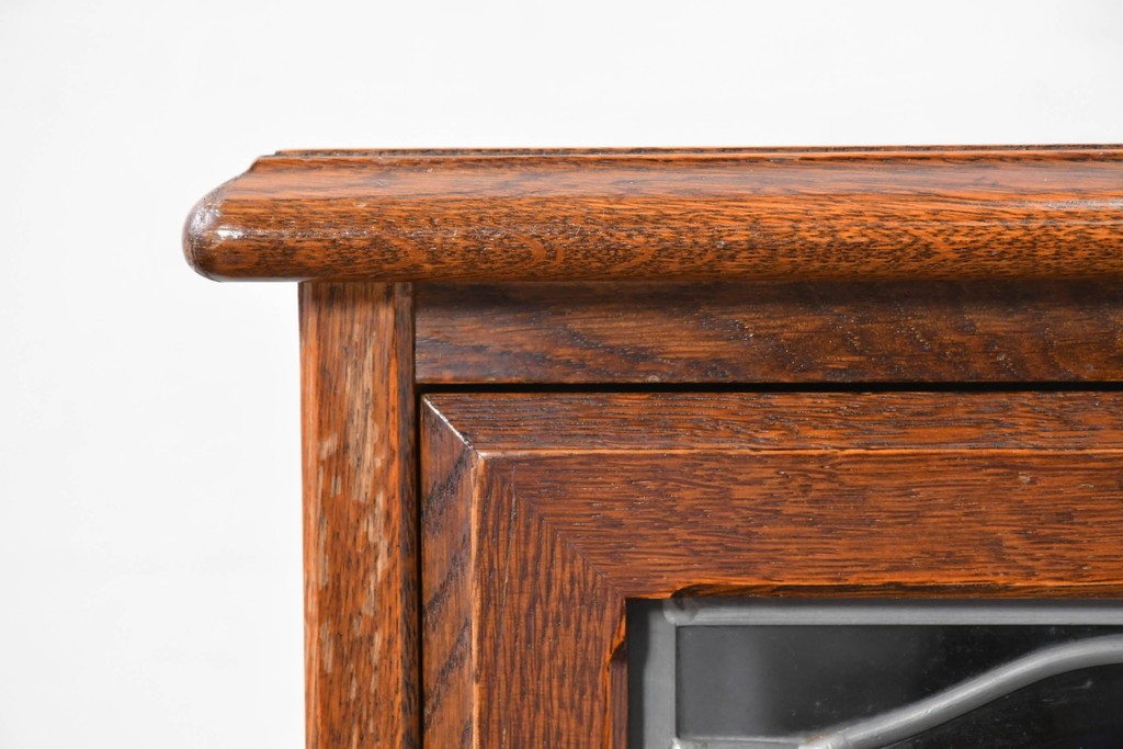 中古　美品　希少な廃番品!　ステンドグラスが目を引く5段チェスト　(R-087349)