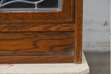 中古　美品　希少な廃番品!　ステンドグラスが目を引く5段チェスト　(R-087349)