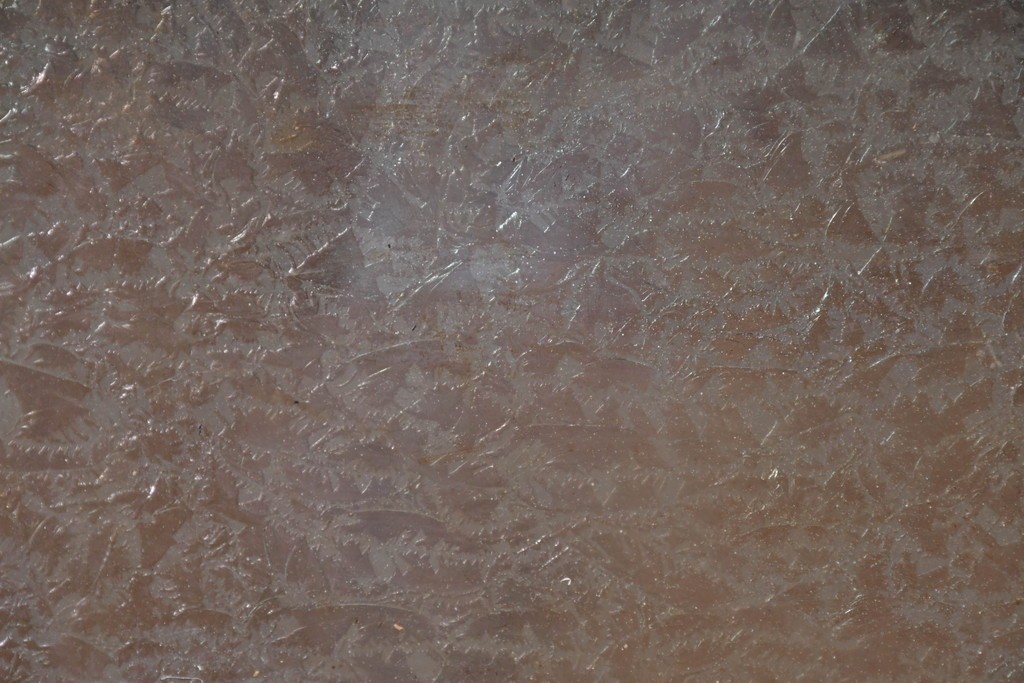 和製アンティーク　やわらかな透け感が魅力の結霜ガラス戸棚　(R-087353)