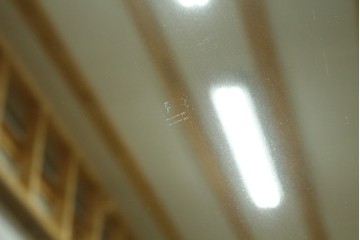 和製アンティーク　上手物!　楢(ナラ)材　彫刻が際立つ古い洋館のホールスタンド　(R-087357)
