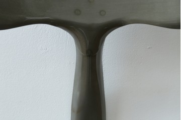 中古　美品　フランス　オールスチール製　Whale Tail(ホエールテイル・チェア)　工業用チェアの名作!　Nicolle Chair(ニコルチェア)　定価約6万円　(R-087359)