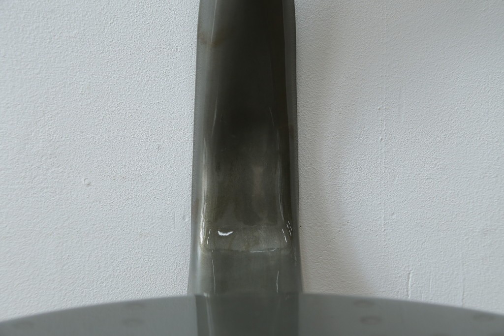 中古　美品　フランス　オールスチール製　Whale Tail(ホエールテイル・チェア)　工業用チェアの名作!　Nicolle Chair(ニコルチェア)　定価約6万円　(R-087359)