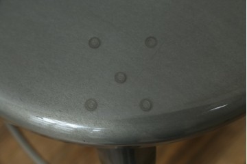 中古　美品　フランス　オールスチール製　Whale Tail(ホエールテイル・チェア)　工業用チェアの名作!　Nicolle Chair(ニコルチェア)　定価約6万円　(R-087359)