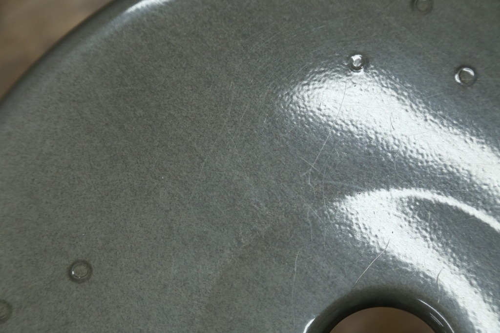 中古　美品　フランス　オールスチール製　Whale Tail(ホエールテイル・チェア)　工業用チェアの名作!　Nicolle Chair(ニコルチェア)　定価約6万円　(R-087359)