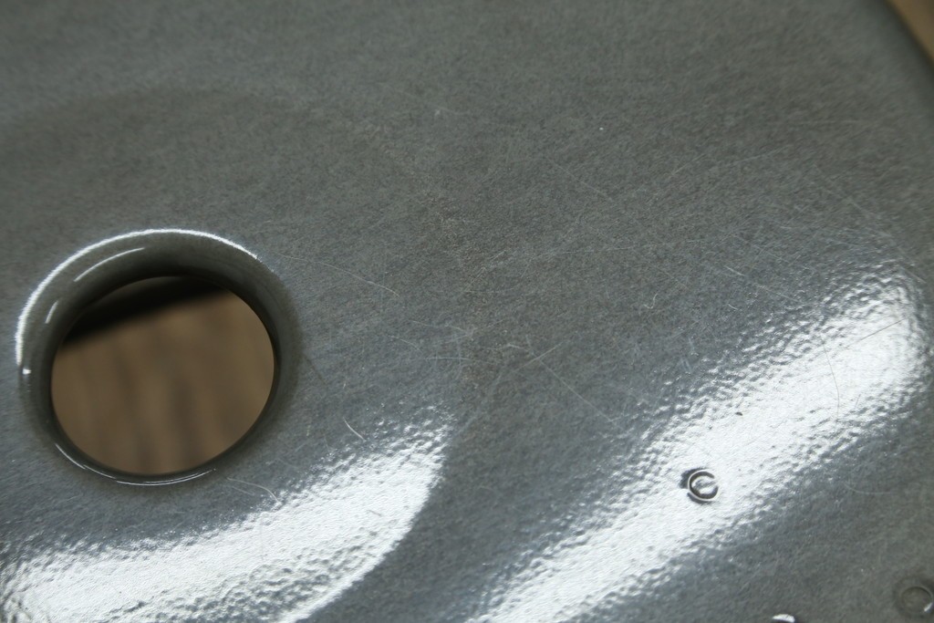 中古　美品　フランス　オールスチール製　Whale Tail(ホエールテイル・チェア)　工業用チェアの名作!　Nicolle Chair(ニコルチェア)　定価約6万円　(R-087359)