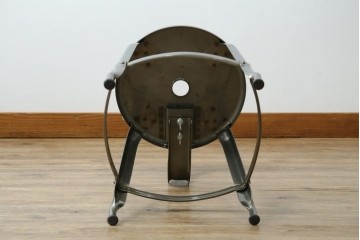 中古　美品　フランス　オールスチール製　Whale Tail(ホエールテイル・チェア)　工業用チェアの名作!　Nicolle Chair(ニコルチェア)　定価約6万円　(R-087359)