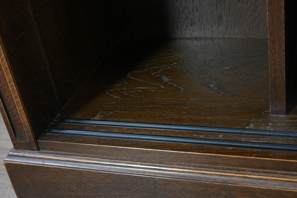 中古　美品　希少な廃番品　三越家具(現カントリーハウス)　Brugge(ブルージュ)　優美な装飾のミラー付きキャビネット　(R-087360)