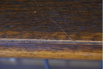 中古　美品　希少な廃番品　三越家具(現カントリーハウス)　Brugge(ブルージュ)　優美な装飾のミラー付きキャビネット　(R-087360)