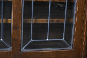 中古　美品　希少な廃番品　三越家具(現カントリーハウス)　Brugge(ブルージュ)　優美な装飾のミラー付きキャビネット　(R-087360)