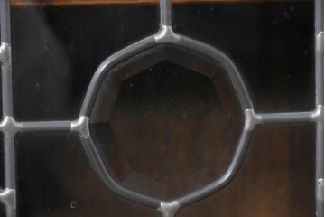 中古　美品　希少な廃番品　三越家具(現カントリーハウス)　Brugge(ブルージュ)　優美な装飾のミラー付きキャビネット　(R-087360)