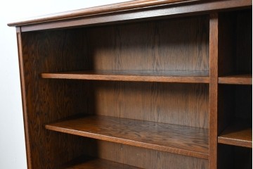 中古　希少な廃番品　三越家具(現カントリーハウス)　Brugge(ブルージュ)　ステンドグラス入り扉のサイドボード　(R-087361)