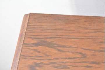 中古　希少な廃番品　三越家具(現カントリーハウス)　Brugge(ブルージュ)　ステンドグラス入り扉のサイドボード　(R-087361)