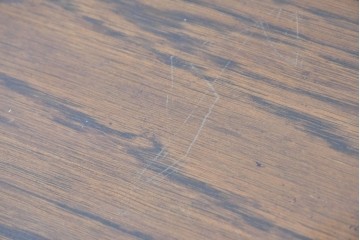 中古　希少な廃番品　三越家具(現カントリーハウス)　Brugge(ブルージュ)　ステンドグラス入り扉のサイドボード　(R-087361)