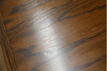 中古　希少な廃番品　三越家具(現カントリーハウス)　Brugge(ブルージュ)　ステンドグラス入り扉のサイドボード　(R-087361)