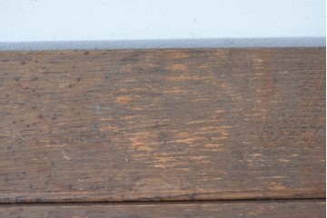 ベルギーヴィンテージ　オーク材　彫刻が印象的なブランケットボックス　(R-087362)