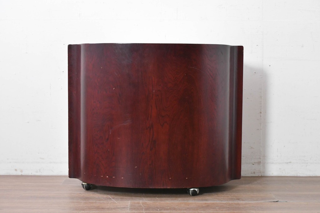 イタリアアンティーク　Tecno(テクノ)社　Eugenio Gerli(エウジェニオ・ジェルリ)デザイン　「Jamaica」　B106　ユニークなフォルムのバーキャビネット　(R-087365)