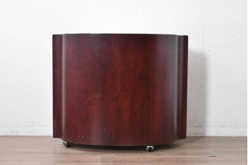 イタリアアンティーク　Tecno(テクノ)社　Eugenio Gerli(エウジェニオ・ジェルリ)デザイン　「Jamaica」　B106　ユニークなフォルムのバーキャビネット　(R-087365)