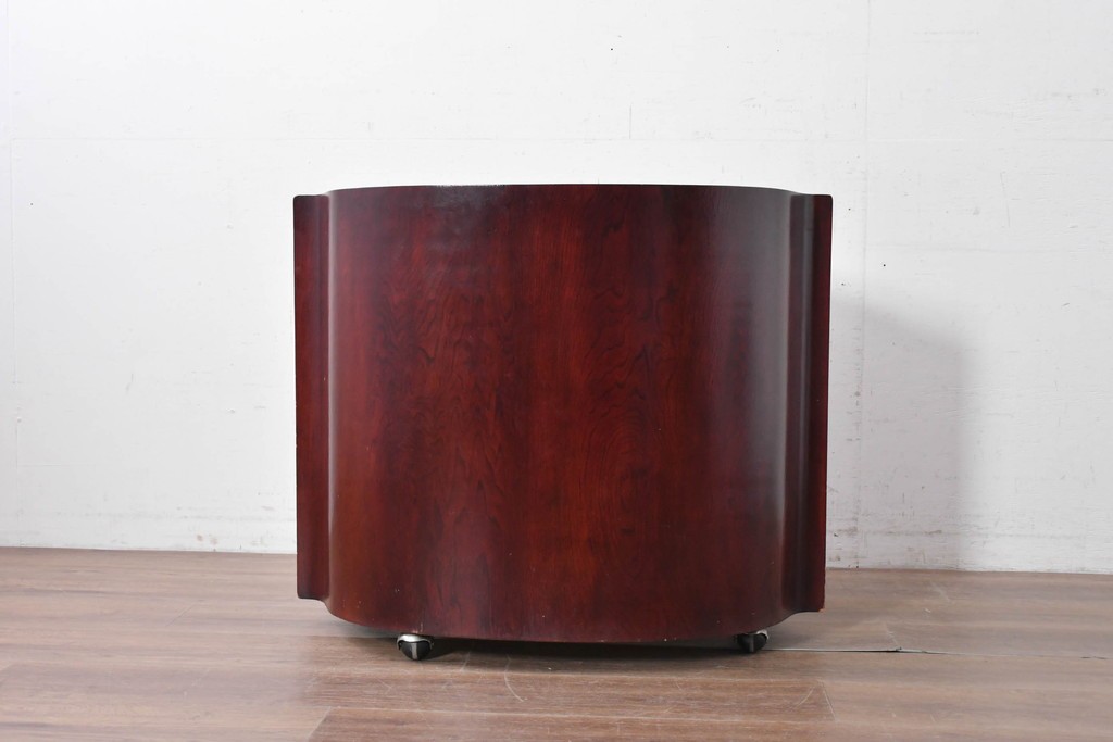 イタリアアンティーク　Tecno(テクノ)社　Eugenio Gerli(エウジェニオ・ジェルリ)デザイン　「Jamaica」　B106　ユニークなフォルムのバーキャビネット　(R-087365)