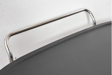 中古　イタリア　Kartell(カルテル)　GASTONE(ガストーネ)　折り畳めるトロリーワゴン　定価約15万円　(R-087366)