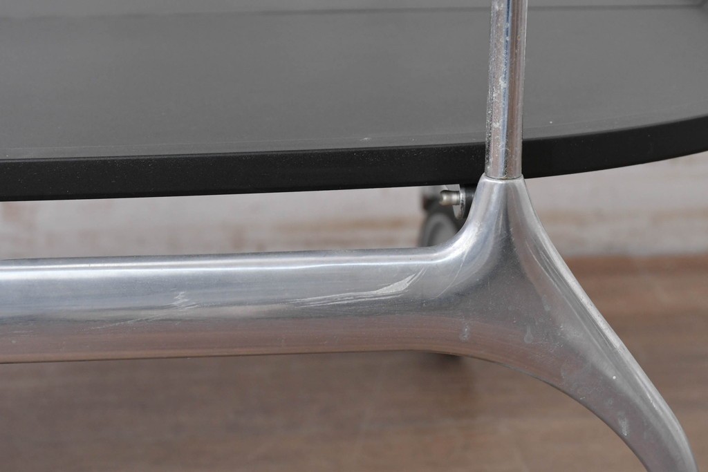 中古　イタリア　Kartell(カルテル)　GASTONE(ガストーネ)　折り畳めるトロリーワゴン　定価約15万円　(R-087366)