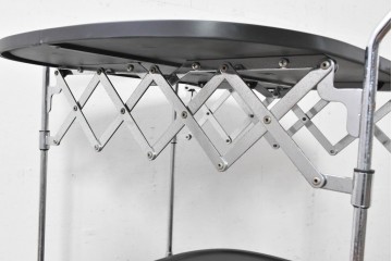 中古　イタリア　Kartell(カルテル)　GASTONE(ガストーネ)　折り畳めるトロリーワゴン　定価約15万円　(R-087366)