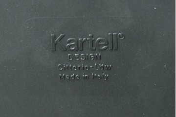 中古　イタリア　Kartell(カルテル)　GASTONE(ガストーネ)　折り畳めるトロリーワゴン　定価約15万円　(R-087366)
