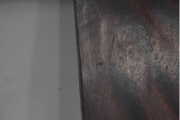 中古　美品　松本民芸家具　ラッシ座(ガマ座)がお洒落な#77型曲肘付きイス2脚セット　定価(2脚合計)約56万円　(R-087368)