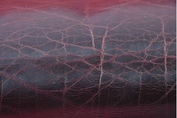 中古　スペイン　VARO,S.A. VALENTI(バロッサバレンティ)　本革　クラシカルなデザインの二人掛けソファ　(R-087369)