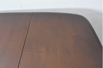 中古　美品　ERCOL(アーコール)　希少なスクエアモデルのドロップリーフテーブル　(R-087370)