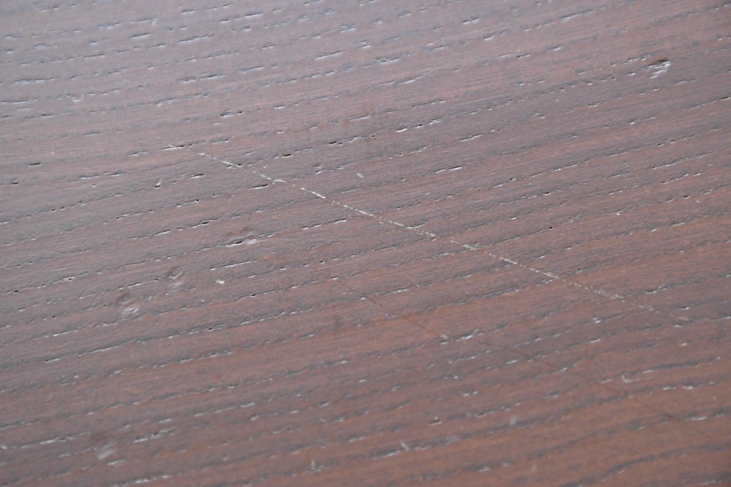 中古　美品　ERCOL(アーコール)　希少なスクエアモデルのドロップリーフテーブル　(R-087370)