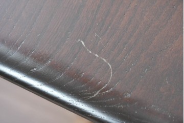 中古　美品　ERCOL(アーコール)　希少なスクエアモデルのドロップリーフテーブル　(R-087370)