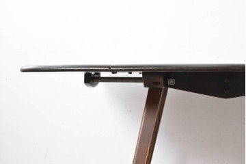 中古　美品　ERCOL(アーコール)　希少なスクエアモデルのドロップリーフテーブル　(R-087370)