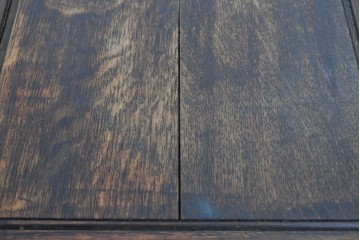 イギリスアンティーク　オーク材　大振りサイズのドローリーフテーブル　(R-087371)