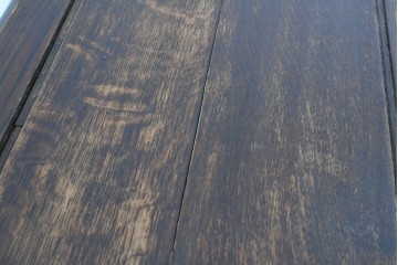 イギリスアンティーク　オーク材　大振りサイズのドローリーフテーブル　(R-087371)