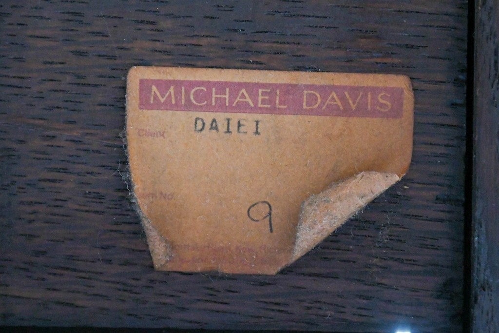 イギリスアンティーク　オーク材　大振りサイズのドローリーフテーブル　(R-087371)